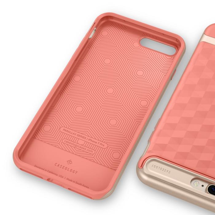 Caseology - Caseology Parallax Skal till iPhone 7 Plus - Rosa