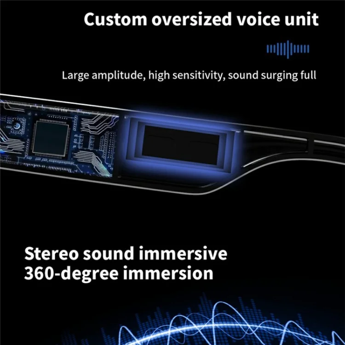OEM - Smarta Glasögon Bluetooth E13-C - Polariserad lins