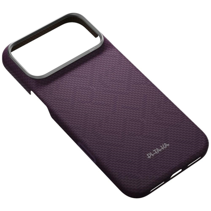 PITAKA - PITAKA Mobilskal För iPhone 18 Pro Max/17 Pro Max Magsafe Edge PTK - Lila