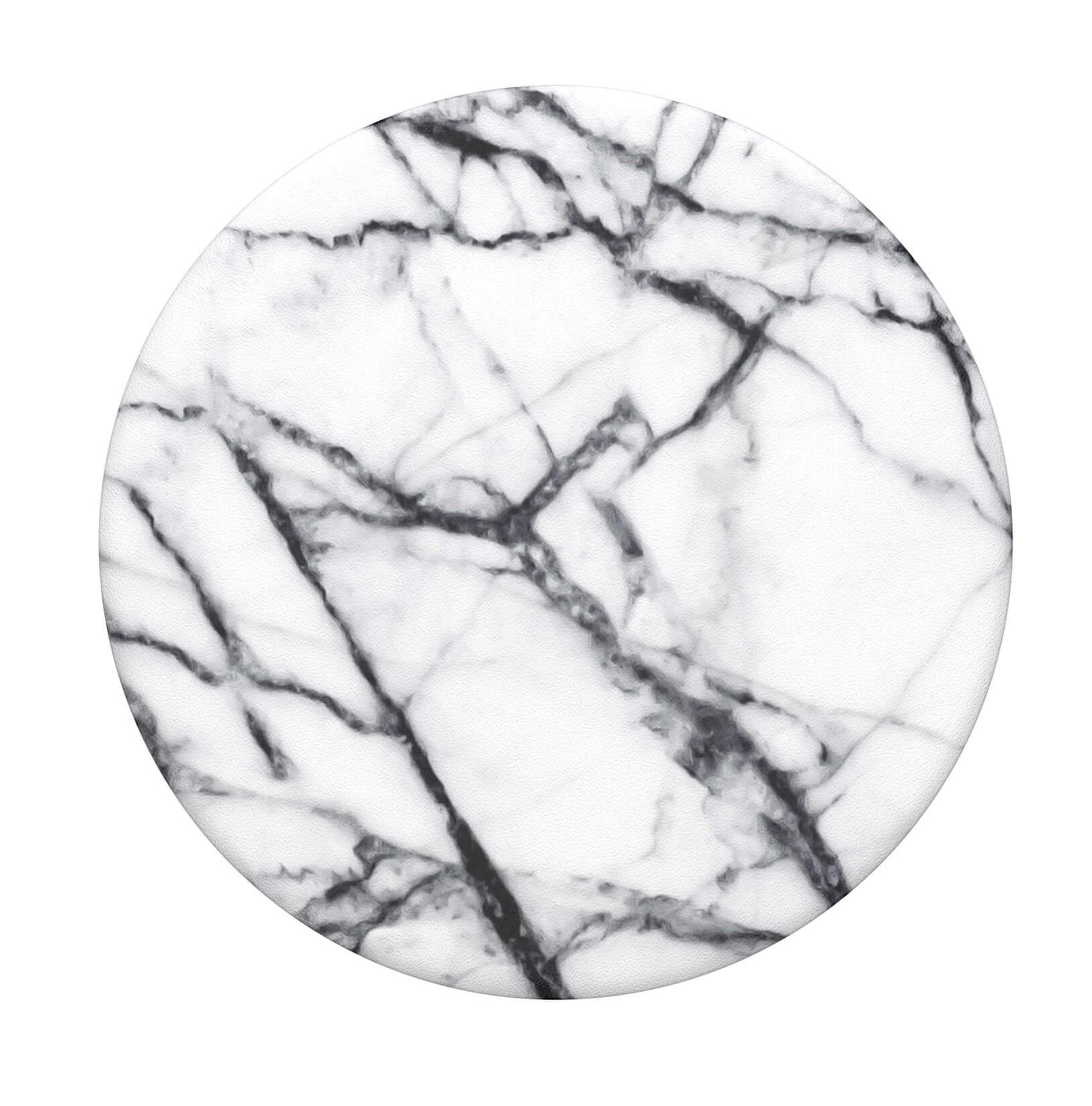 POPSOCKETS Dove White Marble Avtagbart Grip med Ställfunktion
