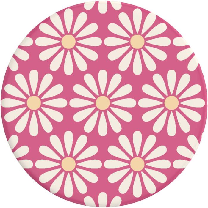 UTGATT1 - POPSOCKETS Daisy Mod Pink Avtagbart Grip med Ställfunktion