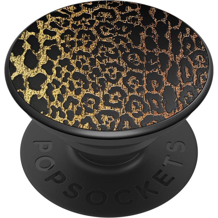 PopSockets - POPSOCKETS Embossed Metal Leopard Avtagbart Grip