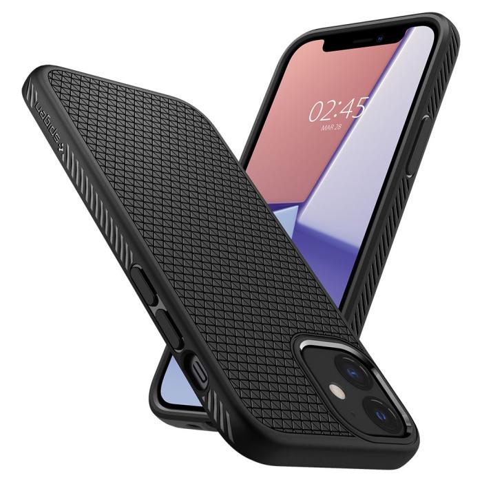 Spigen - SPIGEN Liquid Air iPhone 12 Mini - Matte Black