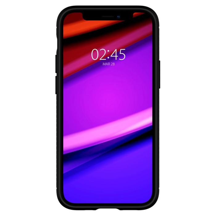 UTGATT1 - SPIGEN Rugged Armor iPhone 12 Mini - Matte Black
