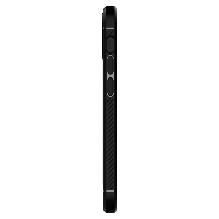 UTGATT1 - SPIGEN Rugged Armor iPhone 12 Mini - Matte Black