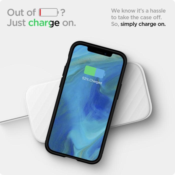 UTGATT1 - SPIGEN Rugged Armor iPhone 12 Mini - Matte Black
