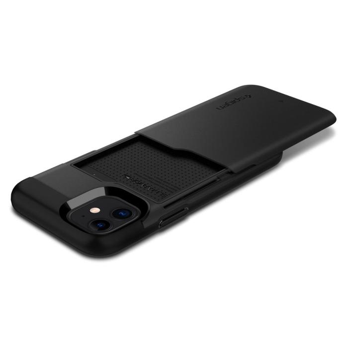 UTGATT5 - SPIGEN Slim Armour CS iPhone 12 Mini - Svart