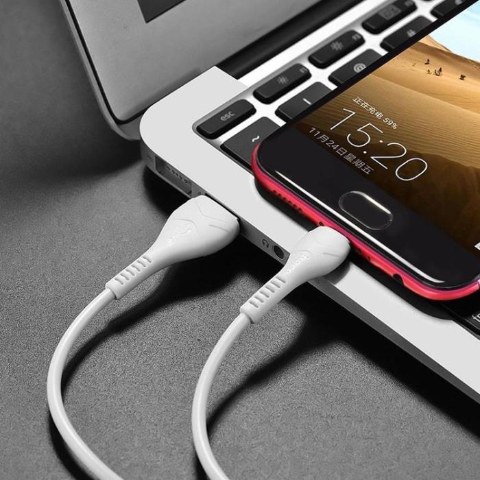 UTGATT1 - Hoco Cool Micro USB Kabel 1 m - Vit