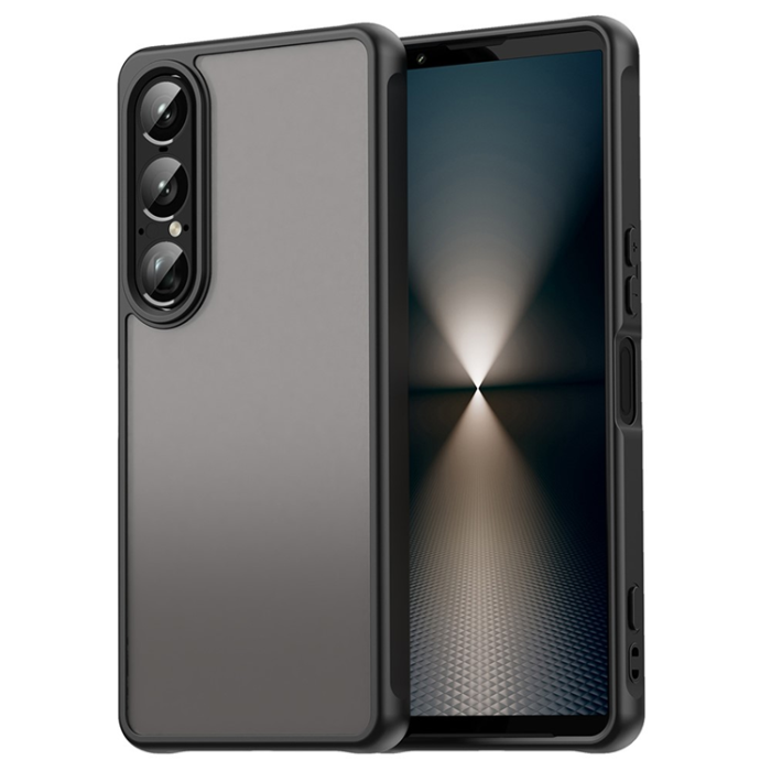 A-One Brand - Sony Xperia 1 VII Mobilskal Frosted Translucent - Svart
