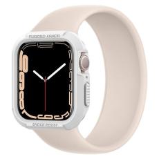 UTGATT1 - Spigen Rugged Armor Skal Apple Watch 4/5/6/7/8/SE (44/45mm) - Vit