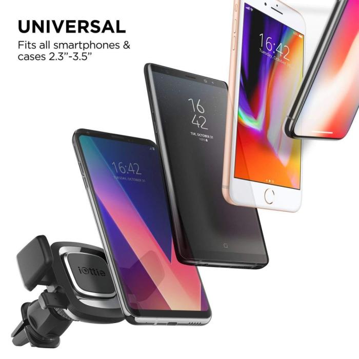 UTGATT5 - IOTTIE Easy One Touch 4 Ventilationshål Car Mount