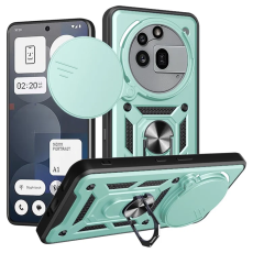 A-One Brand - Nothing Phone (3a) Pro Mobilskal Slide Kamera Kickstand - Grön