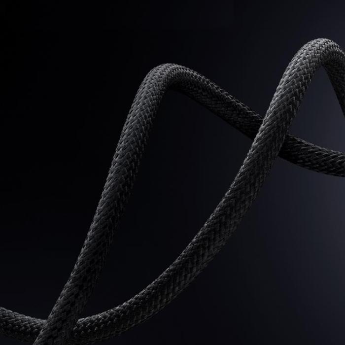 BASEUS - Baseus USB-A till Lightning kabel 2.4 A 2m - Svart