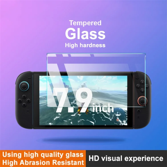 Imak - IMAK Nintendo Switch 2 Härdat glas Skärmskydd - Clear