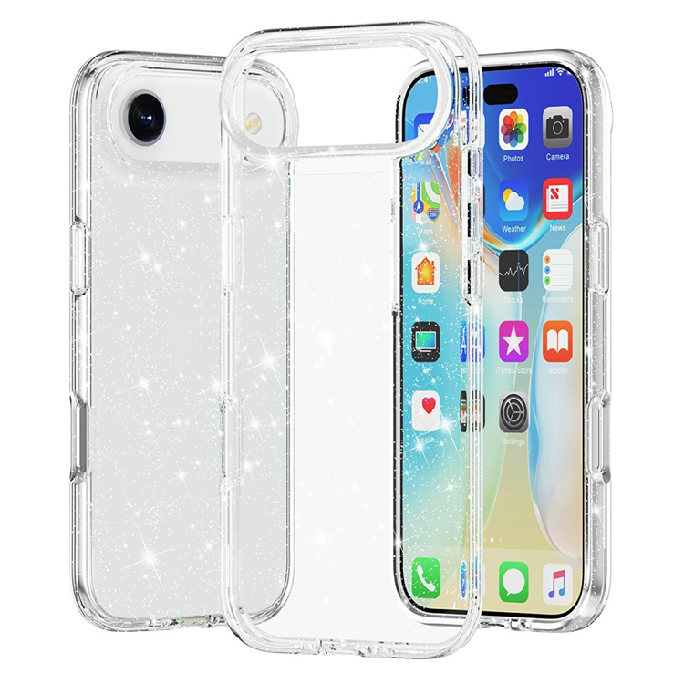 iPhone Air Mobilskal Glittrande Puderglitter - Vit | 2353 | AlltMobil