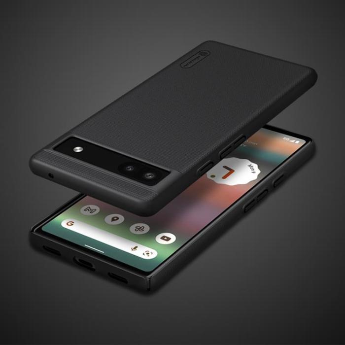 Nillkin - Nillkin Google Pixel 6a Mobilskal Super Frosted Shield - Svart