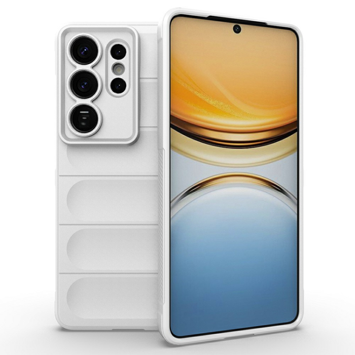 Amorus - AMORUS Galaxy S26 Ultra Mobilskal Soft TPU Rugged - Vit