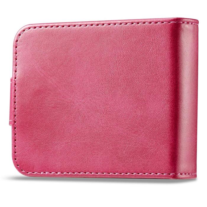 LC.imeeke - LC.IMEEKE Galaxy Z Flip 5 Mobilskal Korthållare Calf - Magenta