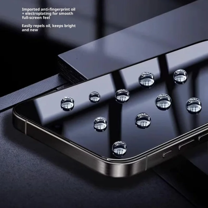 A-One Brand - [1-Pack] Skärmskydd Härdat Glas För iPhone 17 Pro Max - Svart