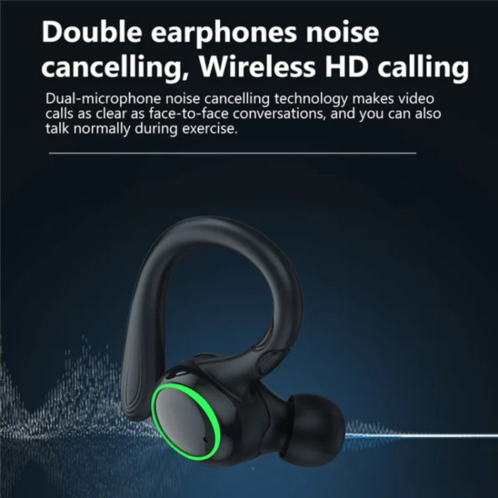 A-One Brand - i25 Ear-Hook Hörlurar Bluetooth 5.3 Sportmusik Trådlös