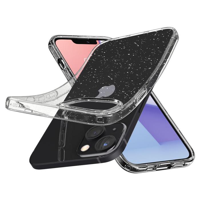 UTGATT - Spigen Liquid Crystal Mobilskal iPhone 13 - Glitter Crystal