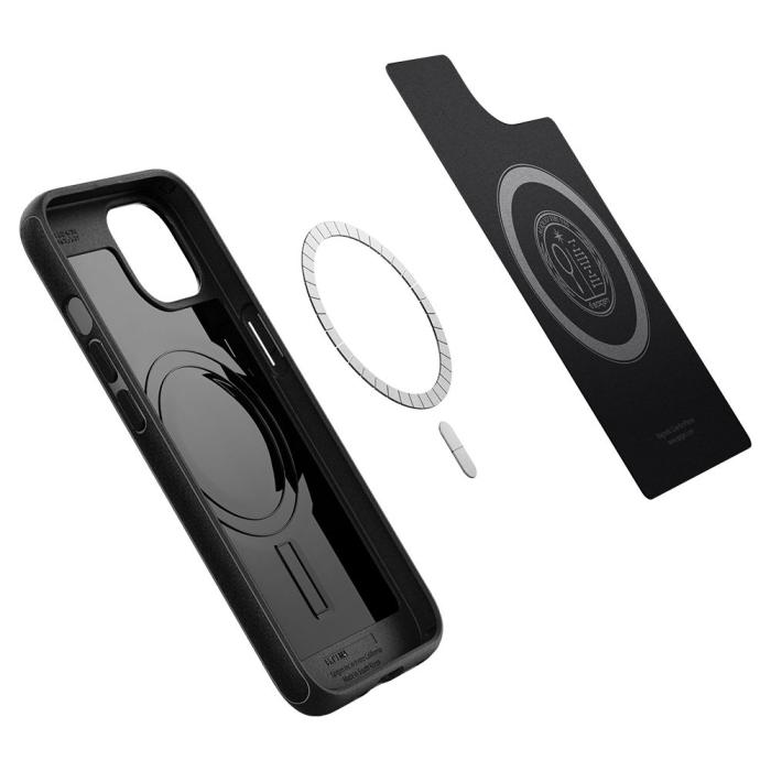 Spigen - Spigen Magsafe Armor Mobilskal iPhone 13 - Matte Svart