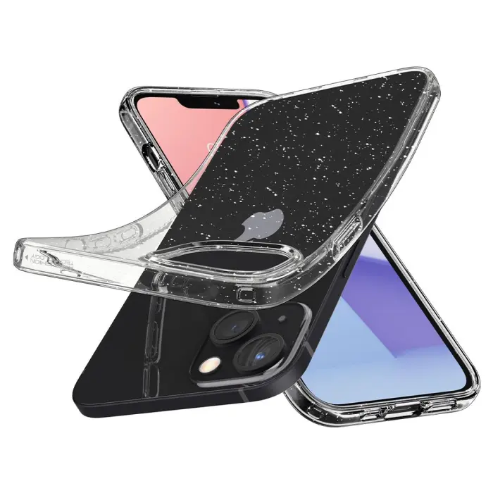 UTGATT - Spigen Liquid Crystal Mobilskal iPhone 13 - Glitter Crystal