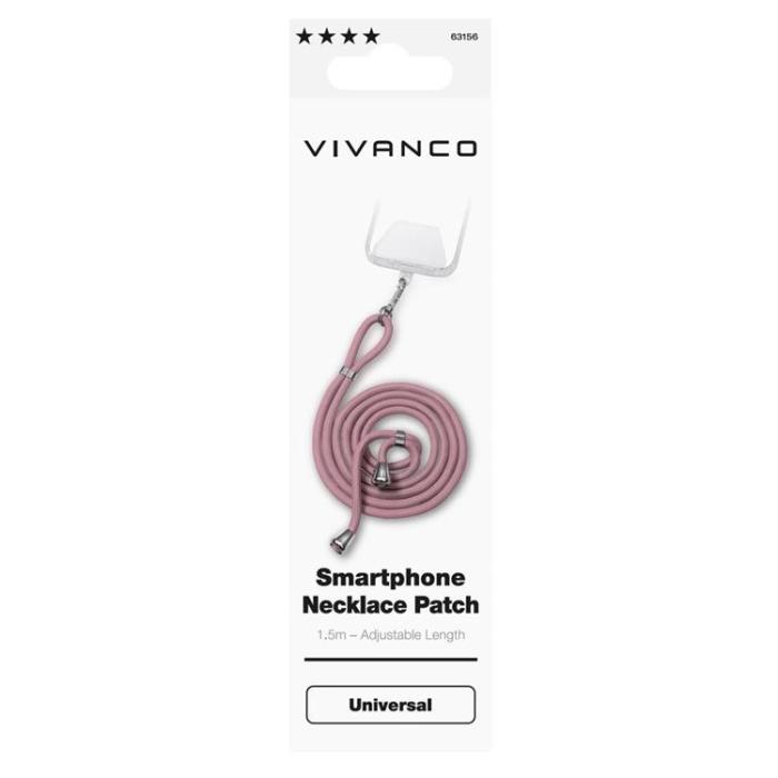 UTGATT1 - Vivanco Universell Smartphone Nackband - Rosa