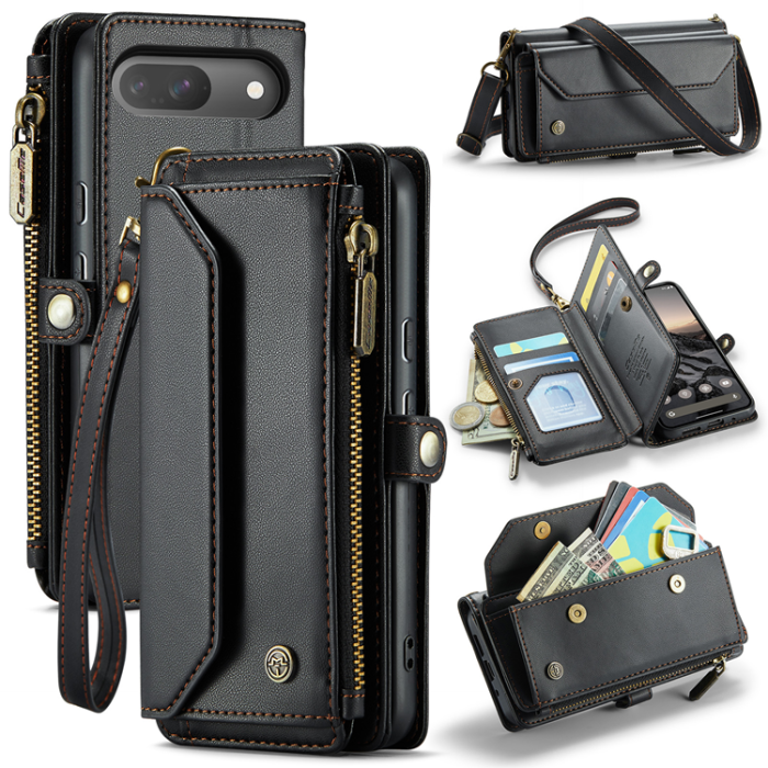 Caseme - CASEME Google Pixel 10/10 Pro Plånboksfodral RFID Zipper