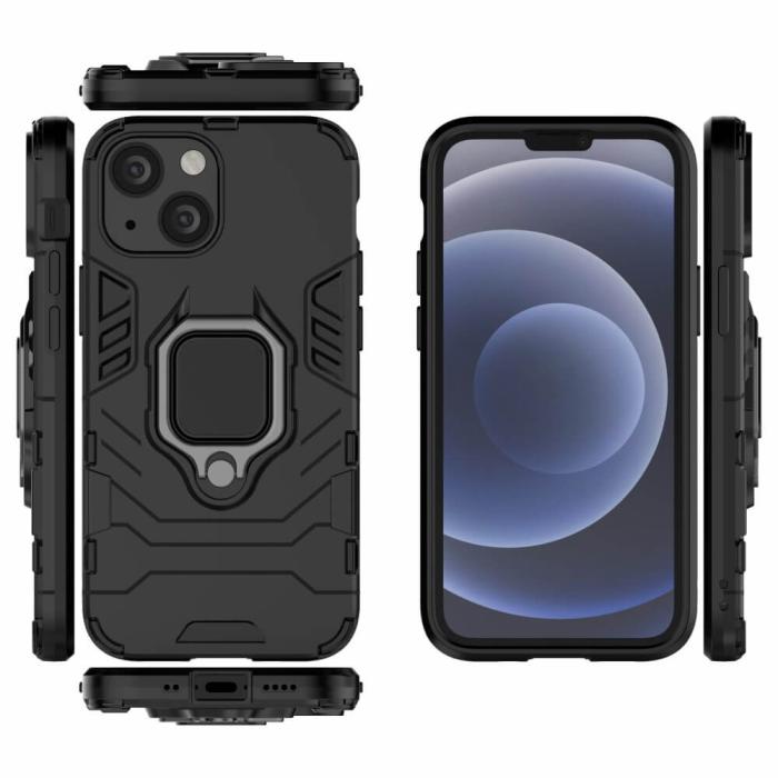 OEM - Ring Holder mobilskal till iPhone 13 mini - Svart