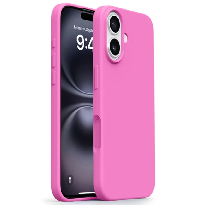 A-One Brand - iPhone 17 Mobilskal MagSafe Ultra Thin Silicone - Rose Rosa