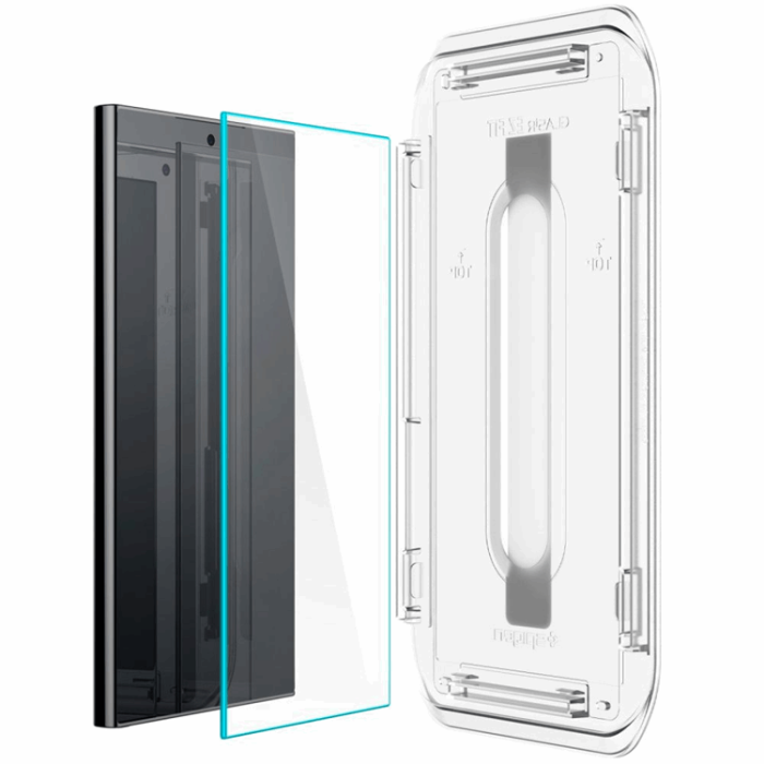 Spigen - [2-Pack] Spigen Galaxy S24 Ultra Härdat glas Skärmskydd EZ-Fit
