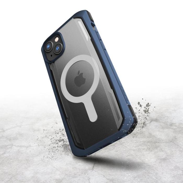 Raptic - Raptic iPhone 14 Skal Magsafe Secure Armored - Blå
