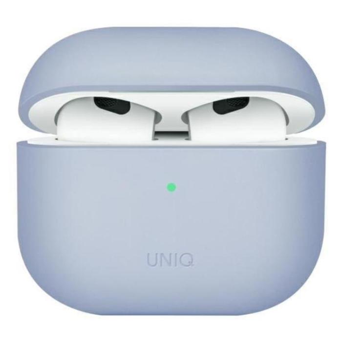 UNIQ - UNIQ AirPods 3 Skal Lino Silicone - Blå