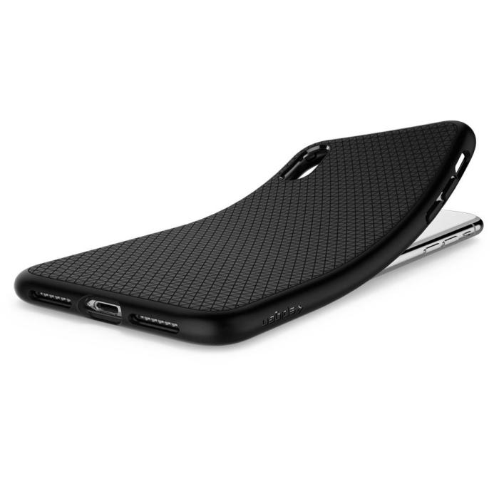 Spigen - Spigen Liquid Air iPhone Xr Mattsvart