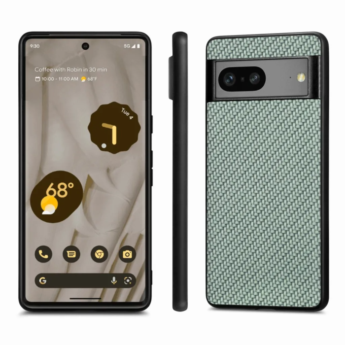 Taltech - Google Pixel 7A Mobilskal Texturerat - Grön