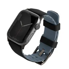 UNIQ - Uniq Apple Watch 4/5/6/7/8/SE/SE2/Ultra (45/44/42mm) Armband Silicon - Svart