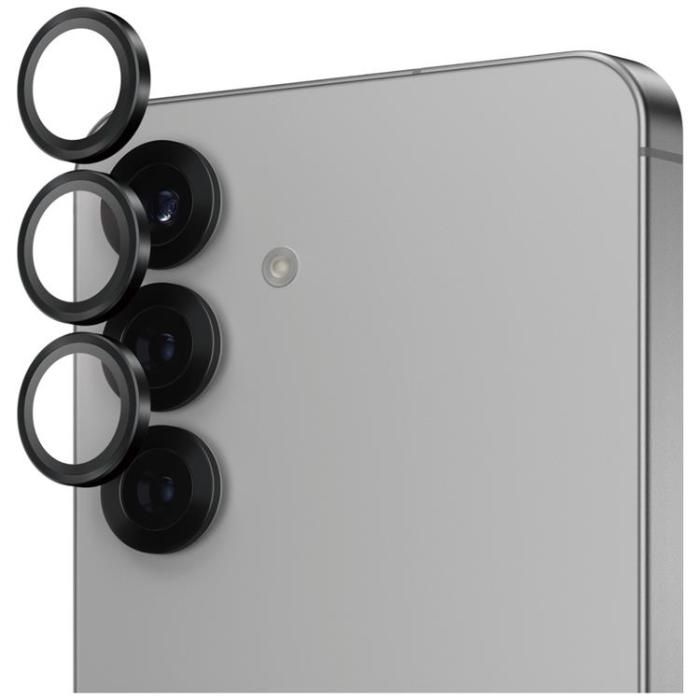 PanzerGlass - PanzerGlass Galaxy S25 Kameralinsskydd Härdat Glas Hoops - Svart