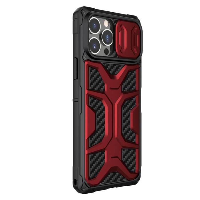 Nillkin - Nillkin iPhone 13 Pro Max Skal Adventruer Armored - Röd