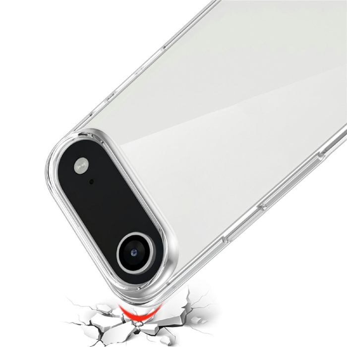 A-One Brand - iPhone Air Mobilskal TPU med Härdat Glas - Clear