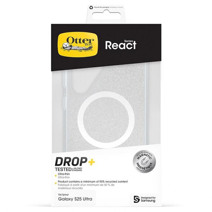 Samsung - Mobilskal till Samsung Galaxy S25 Ultra MagSafe Otterbox React - Stardust