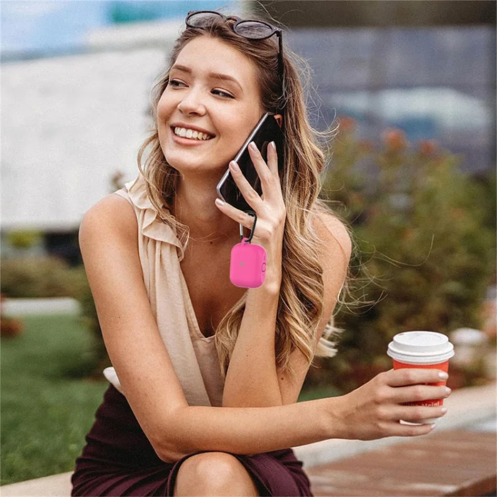 A-One Brand - Airpods Pro 3 Skal Silikon med Anti-förlorad Rem