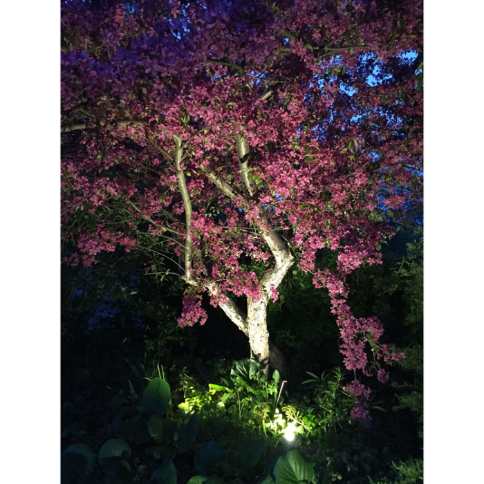 LightsOn - LightsOn Luna Trädgårdsspot 350 lm 5W 35° Silver