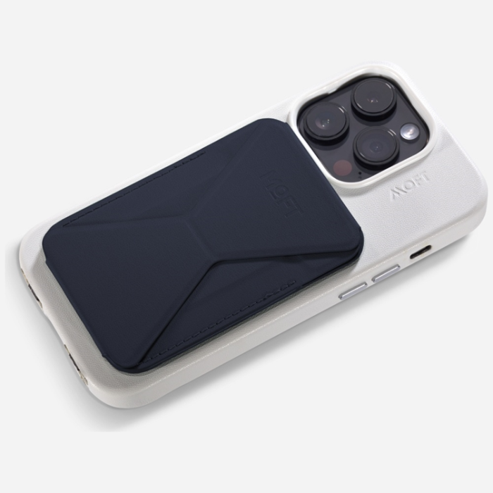 Moft - Moft MagSafe Korthållare Movas Snap-On - Marinblå