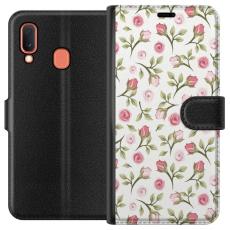 iSecrets - Plånboksfodral till Samsung Galaxy A20e med Blommigt