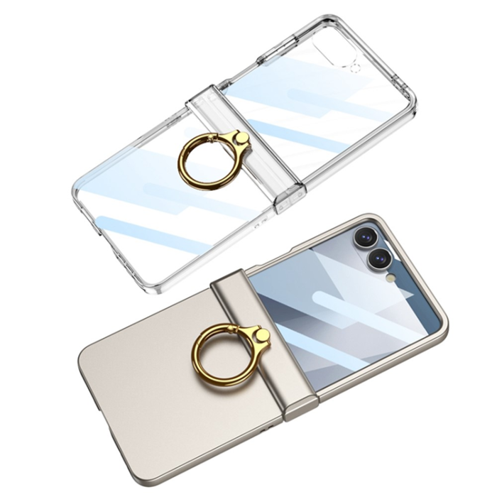 GKK - GKK Galaxy Z Flip 7 Mobilskal Ultratunt Ringstöd - Grön