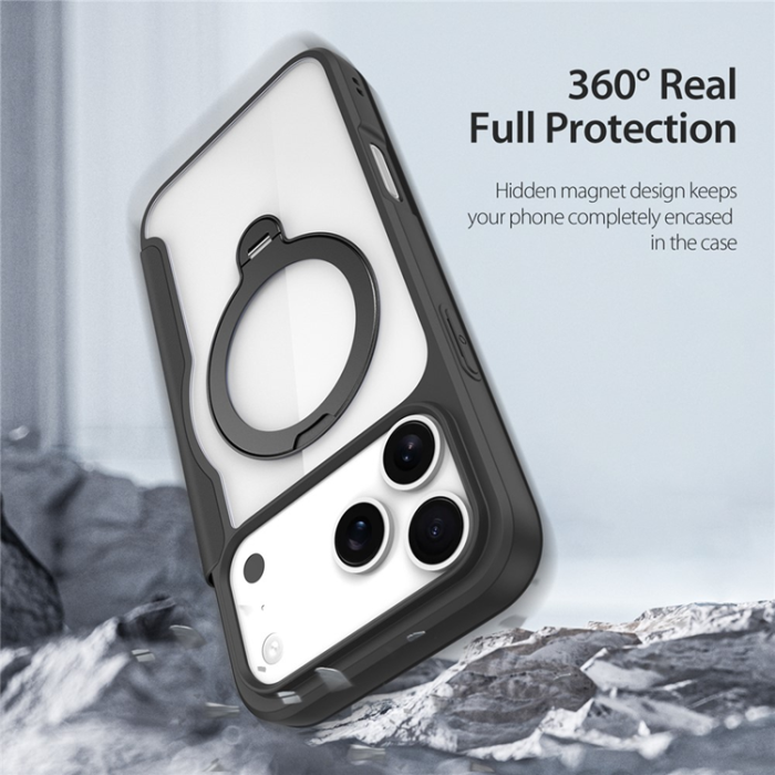Dux Ducis - Dux Ducis iPhone 17 Pro Plånboksfodral MagSafe Skin X Pro Kickstand