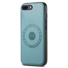 DENIOR - DENIOR iPhone 7 Plus / 8 Plus Fodral KonstL&auml;der - Bl&aring;