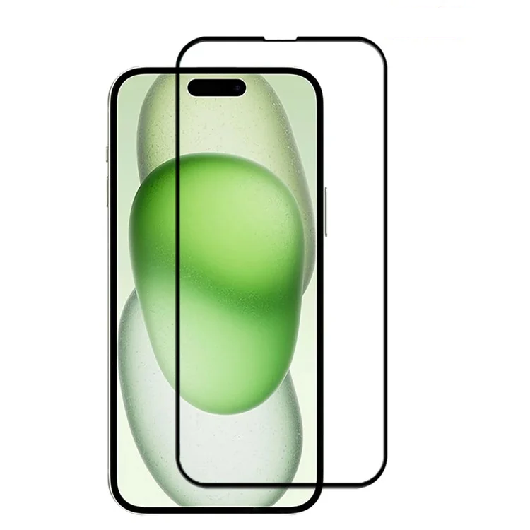 Forcell iPhone 16 Pro Max Härdat Glas Skärmskydd Ultra Clear - Svart | 5468 | AlltMobil