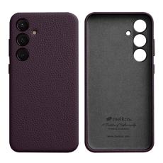 Melkco - MELKCO Mobilskal till Samsung Galaxy S24 &Auml;kta L&auml;der + PC - Lila